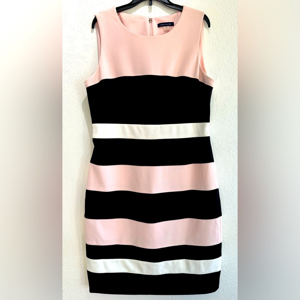 Tommy Hilfiger striped sheath dress